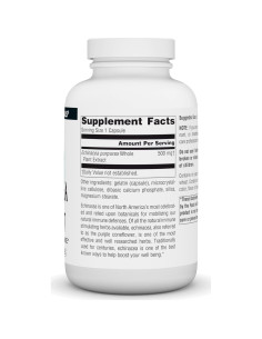 Extracto de Raíz de Equinácea Source Naturals 500mg 200 Cápsulas 2