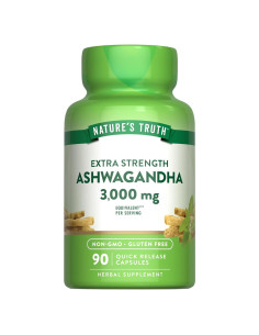 Cápsulas de Ashwagandha Verdad de la Naturaleza 3000mg 90 Unidades