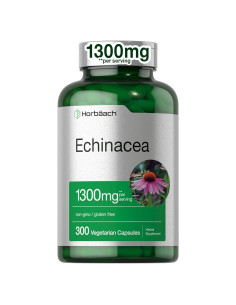 Cápsulas de Equinácea Horbach 1300mg - 300 Unidades - Vegano