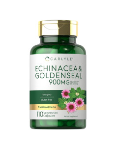 Cápsulas de Echinacea y Goldenseal Carlyle 900mg 110 Unidades