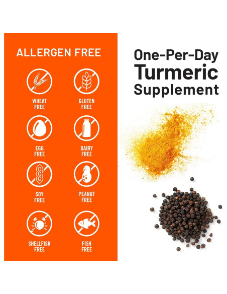 Suplemento de Cúrcuma Curcumina NatureWise 500mg 90 Softgels