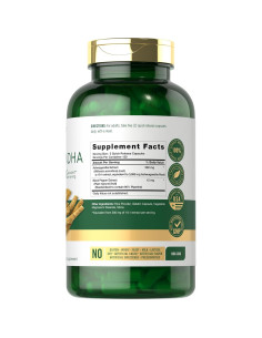 Suplemento de Ashwagandha Carlyle 3000mg 300 Cápsulas Sin OGM 2