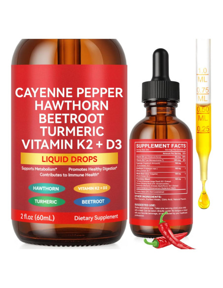 Suplemento Líquido Gotas de Pimienta de Cayena Daiasns 150ml Suplemento Líquido Gotas de Pimienta de Cayena Daiasns 150ml