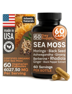 Cápsulas de Musgo Marino Atlantic Naturals 60 Unidades