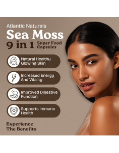 Cápsulas de Musgo Marino Atlantic Naturals 60 Unidades 2