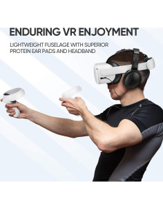 Auriculares de Juego VR Yunshuiling para Quest 2/3, 45mm 2