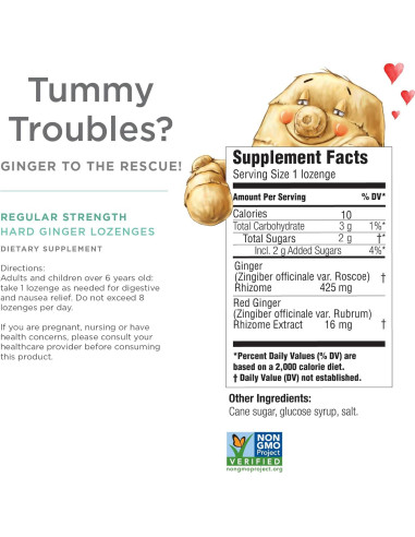 Caramelos de Jengibre Rescue The Ginger People 30 Unidades