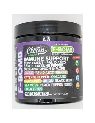 Suplemento Inmunológico Orgánico Clean Nutra 60 Cápsulas