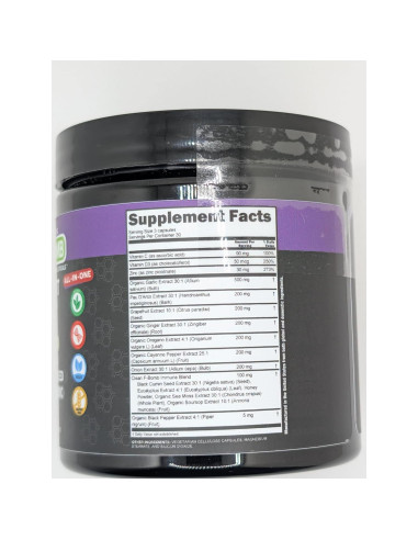 Suplemento Inmunológico Orgánico Clean Nutra 60 Cápsulas