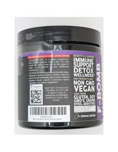 Suplemento Inmunológico Orgánico Clean Nutra 60 Cápsulas