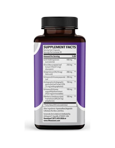 Suplemento Inmunológico LifeSeasons Immuni-T 90 Cápsulas