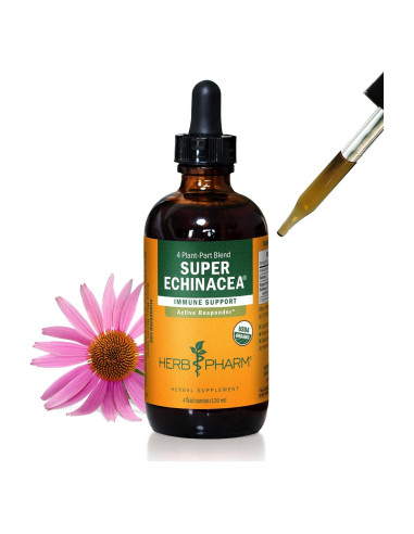Extracto Líquido Echinacea Super Herb Pharm 118 ml Orgánico