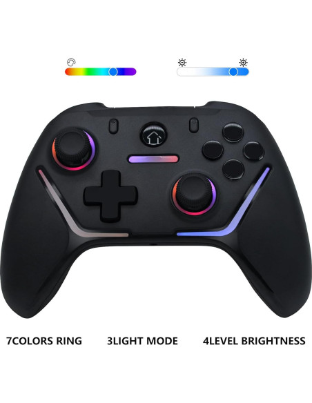 Controlador Inalámbrico Eagolloar con RGB y Paletas Ajustables