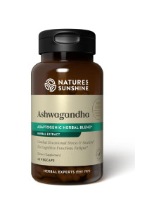 Ashwagandha Nature's Sunshine 60 VegCaps - Adaptógeno Natural
