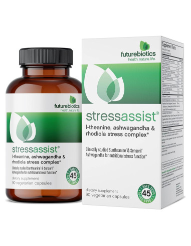 Futurebiotics Stressassist L-teanina Ashwagandha 90 Cápsulas