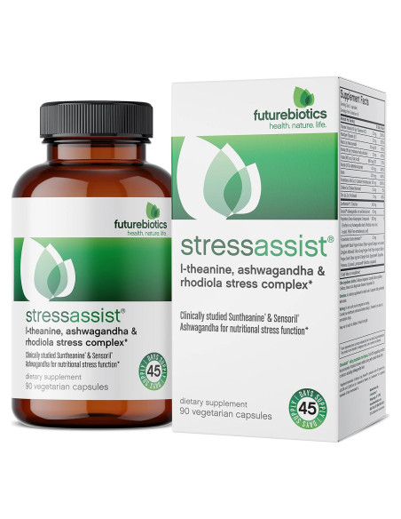 Futurebiotics Stressassist L-teanina Ashwagandha 90 Cápsulas