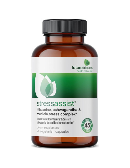 Futurebiotics Stressassist L-teanina Ashwagandha 90 Cápsulas