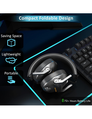 Auriculares Gaming SENZER SG600 Inalámbricos 7.1 con Micrófono