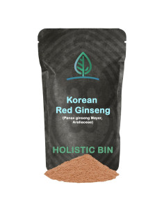 Polvo de Ginseng Rojo Coreano Holistic Bin 50g Vegano Sin Gluten