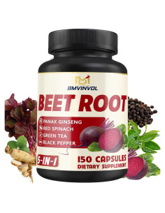 Suplemento Dietético Raíz de Remolacha 150 Cápsulas BMVINVOL