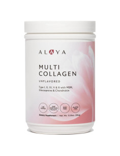 Alaya Multi Collagen Powder 40 Porciones - Colágeno Tipo I, II, III, V, X