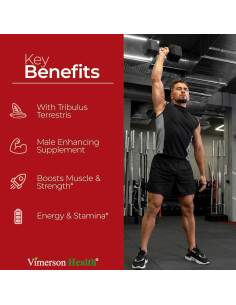 Suplemento de Testosterona Vimerson Health 60 Cápsulas 2