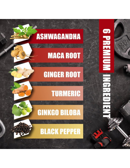 Suplemento de Raíz de Ashwagandha BMVINVOL 90 Cápsulas