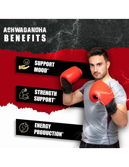 Suplemento de Raíz de Ashwagandha BMVINVOL 90 Cápsulas