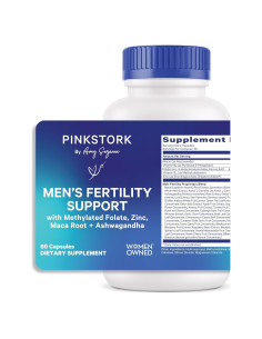 Suplemento de Fertilidad Masculina Pink Stork - 60 Cápsulas
