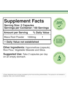 Cápsulas de Maca Negra, Roja y Amarilla Double Wood 300u 2