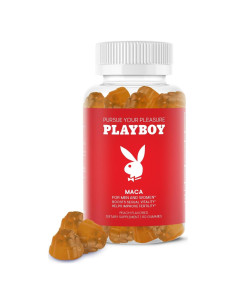 Gominolas de Maca Playboy 60 Unidades Sabor Durazno 100% Natural