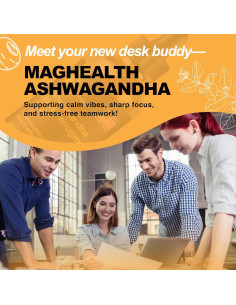 Suplemento Líquido de Ashwagandha Maca Fenogreco MagHealth - 60 Porciones 2