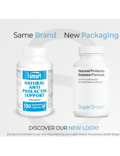 Suplemento Antiprolactina SuperSmart - 120 Cápsulas Vegetarianas 2