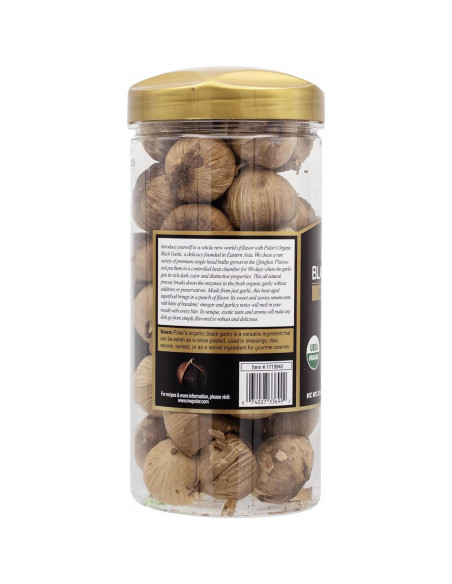Ajo Negro Orgánico MW Polar 567 g - Bulbos Enteros, Natural