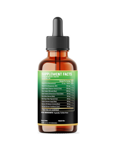 Gotas Líquidas Milivol 59 ml - Pimienta de Cayena y Jengibre