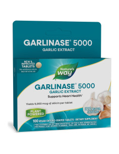 Extracto de Ajo Garlinase 5000 Nature's Way 100 Tabletas Veganas