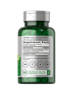 Cápsulas de Extracto de Té Verde Horbach 450mg - 180 Unidades - Sin OGM y Gluten 2