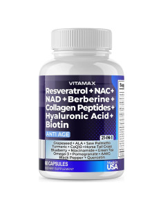 Suplemento Antienvejecimiento Vitamax 20 en 1 - 60 Cápsulas