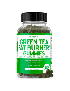 Gomitas Quemadoras de Grasa Té Verde Dorado Nutrition 60 Unidades