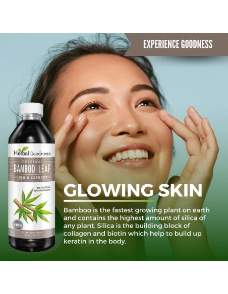 Suplemento de Silicio Líquido Herbal Papaya 340g - Cabello, Piel y Huesos