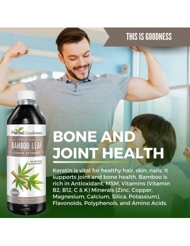 Suplemento de Silicio Líquido Herbal Papaya 340g - Cabello, Piel y Huesos