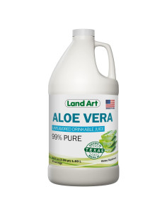 Jugo de Aloe Vera Puro Land Art 1.89 L Orgánico Sin Sabor