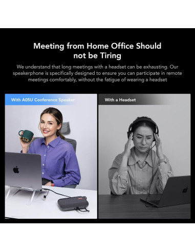 Altavoz y Micrófono USB Nuroum A05U 360 Cancelación Ruido