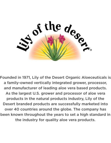 Gel de Aloe Vera Lirio del Desierto 946ml - Paquete de 2