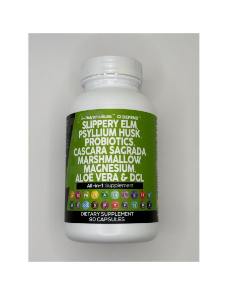 Suplemento Digestivo Clean Nutraceuticals con Probioticos y Aloe Vera