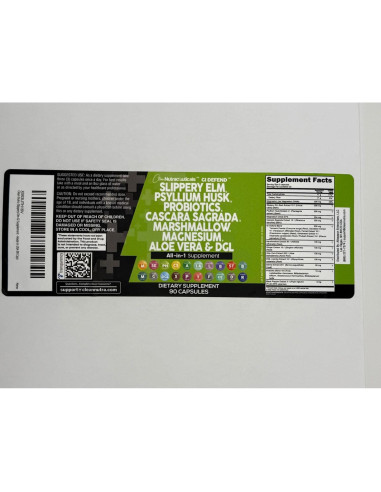 Suplemento Digestivo Clean Nutraceuticals con Probioticos y Aloe Vera