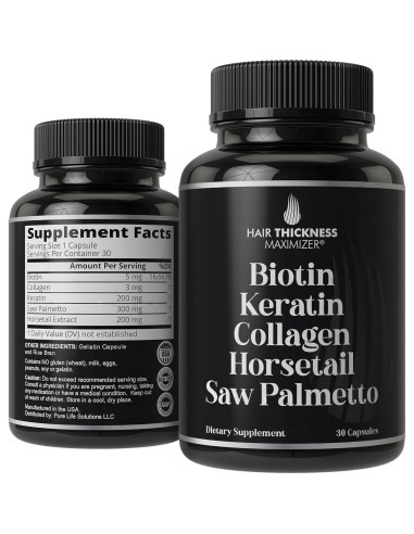 Suplemento Crecimiento Capilar 5 en 1 Hair Thickness Maximizer