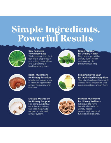 Suplemento Prostático Natures Craft - Saw Palmetto y Pygeum 60 Cápsulas