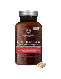 Suplemento bloqueador de DHT Advanced Trichology 120 cápsulas