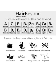 Suplemento Crecimiento Capilar HairBeyond 60 Cápsulas 2